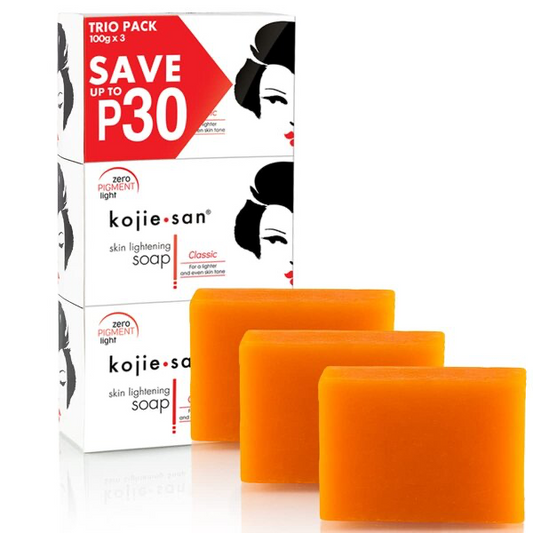 Kojie San Zero Pigment Light Kojic Acid Soap 3In1 100G X3