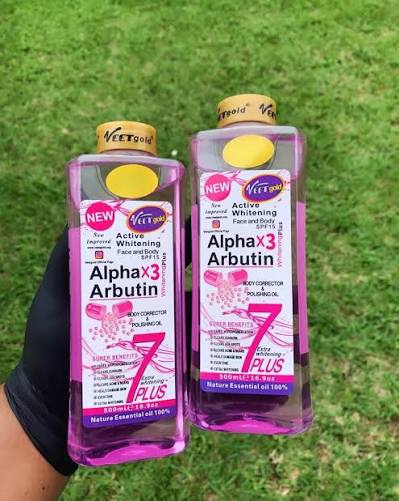 VEETGOLD ALPHA ARBUTIN ACTIVE WHITENING FACE & BODY OIL SPF 15