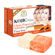 KOJIC WHITE GLUTA PAPAYA ARBUTIN BAR FACE CLEANSER
