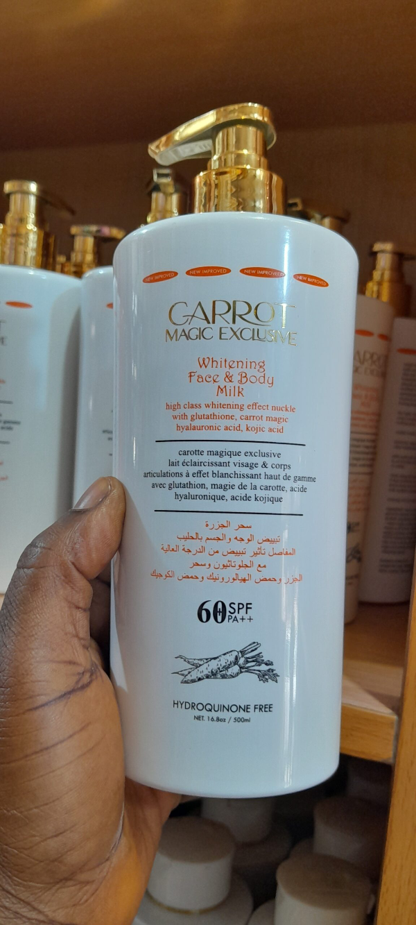 CARROT MAGIC EXCLUSIVE WHITENING  BODY LOTION – BRIGHTEN & NOURISH SKIN