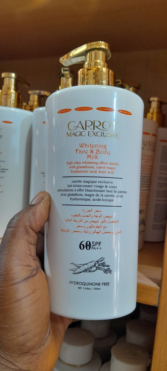 CARROT MAGIC EXCLUSIVE WHITENING  BODY LOTION – BRIGHTEN & NOURISH SKIN