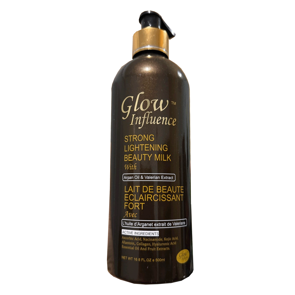 GLOW INFLUENCE STRONG LIGHTENING BEAUTY MILK BODY LOTION – BRIGHTEN & HYDRATE SKIN
