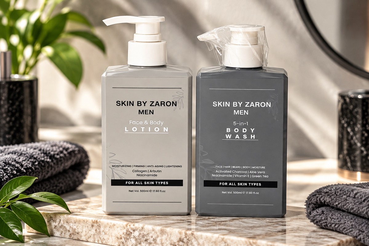 Skin By Zaron Men’s Complete Body Care Set