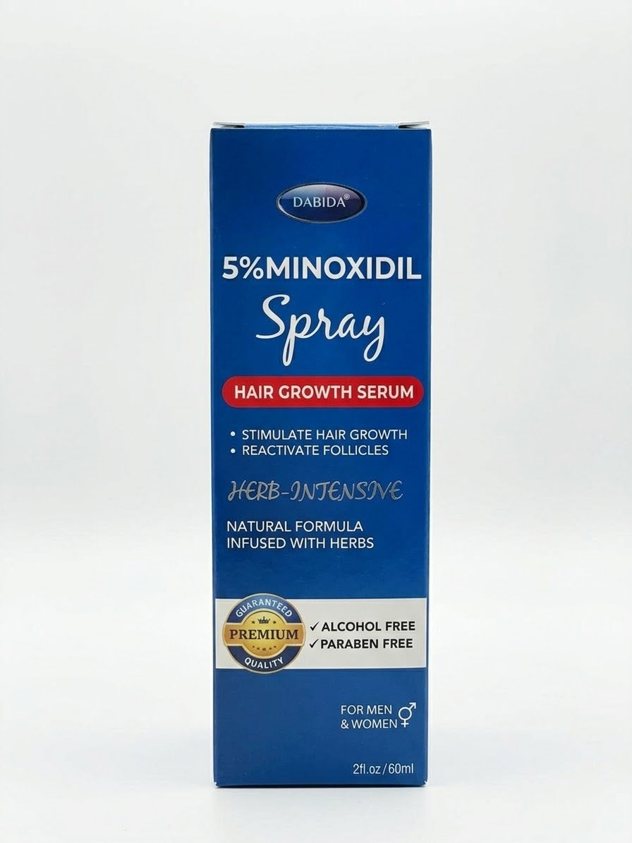 Dabida 5% Minoxidil Spray Hair Growth Serum