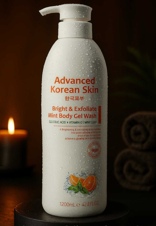 ADVANCED KOREAN SKIN BRIGHT & EXFOLIATE BODY WASH 1200ML