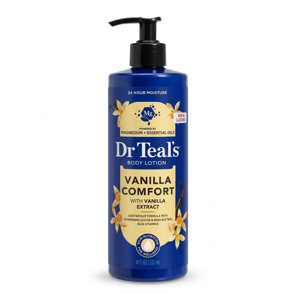 Dr Teal’s Vanilla Comfort 24 Hour Moisture Body Lotion | 532 ml