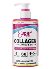 Super Gluta Collagen Vitamin C & Biotin Extra Strong Whitening Body Lotion