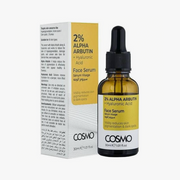 COSMO 2% ALPHA ARBUTIN + HYALURONIC ACID FACE SERUM