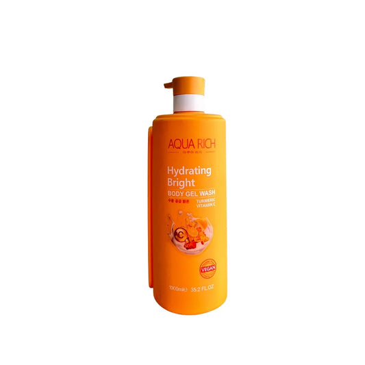 AQUA RICH HYDRATING BRIGHT BODY GEL WASH (TURMERIC + VITAMIN C)