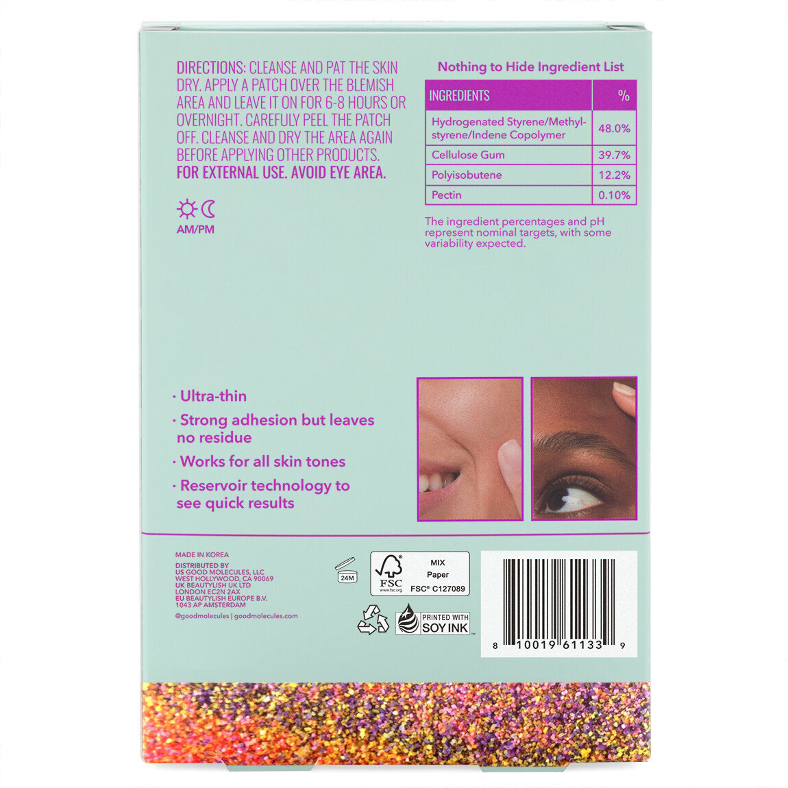 GOOD MOLECULES BLEMISH FACE PATCH | PIMPLE PATCH