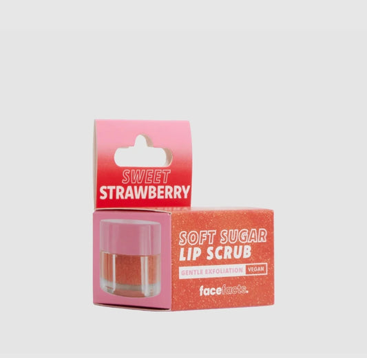 Face Facts Sweet Strawberry Soft Sugar Lip Scrub