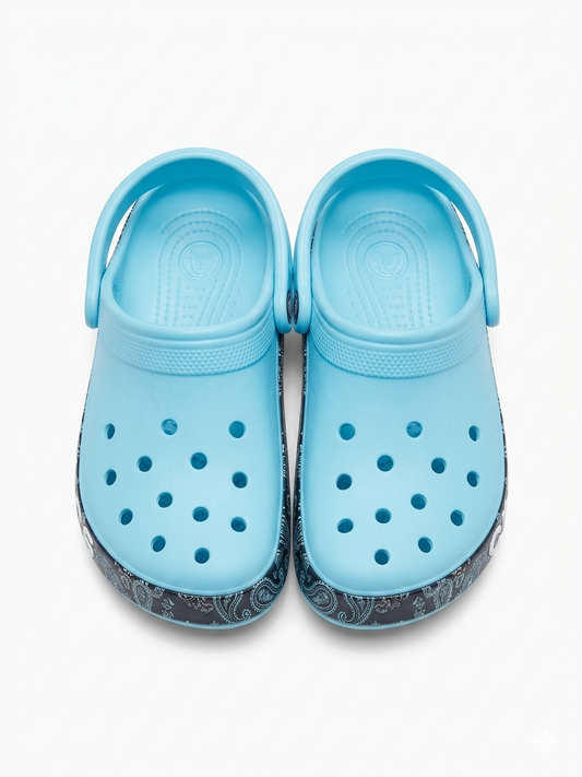 Sky Blue Bandana Bayaband Crocs