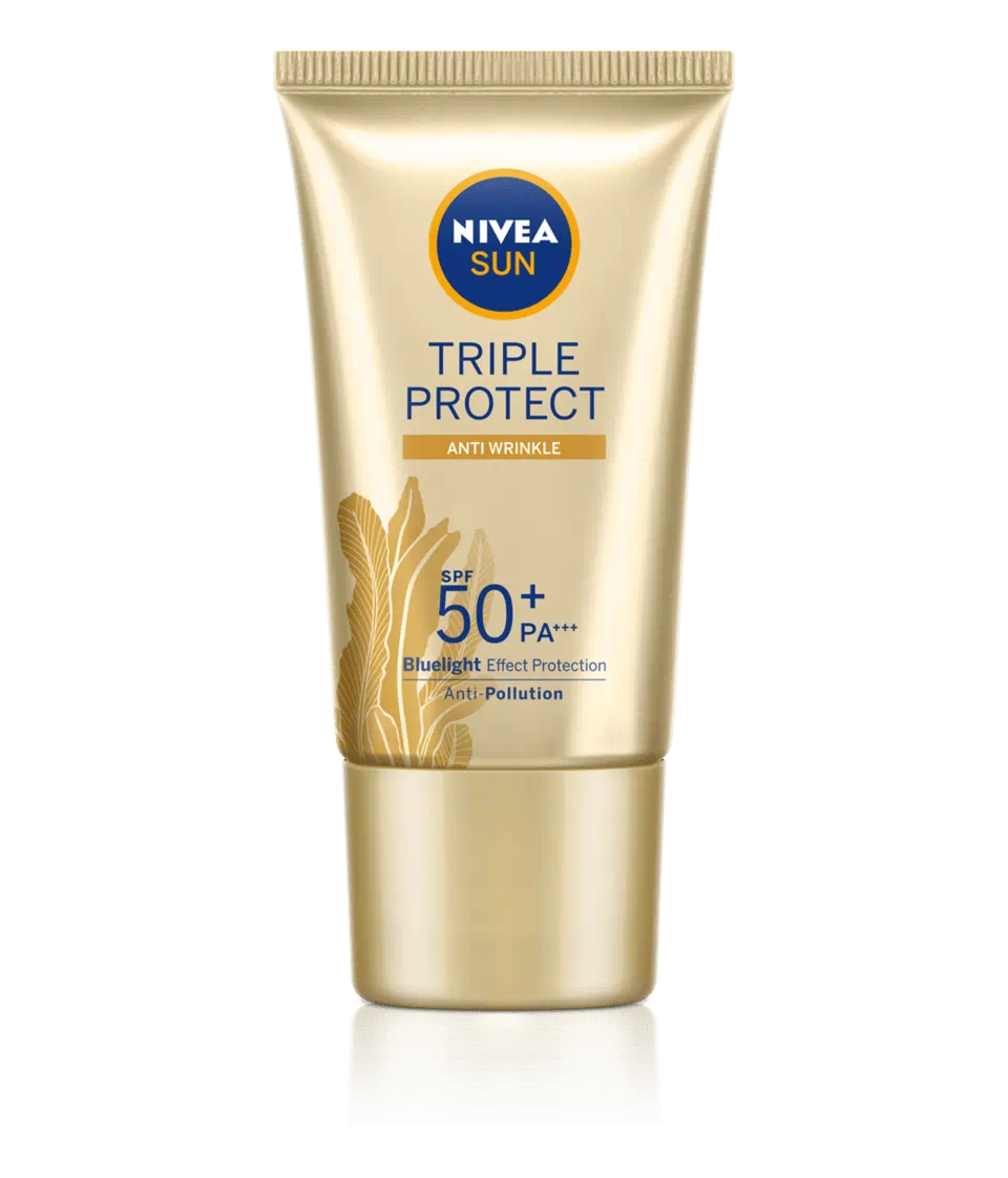 NIVEA SUN TRIPLE PROTECT EXTRA RADIANCE & SMOOTH SPF50+ PA+++ FACE SUNSCREEN