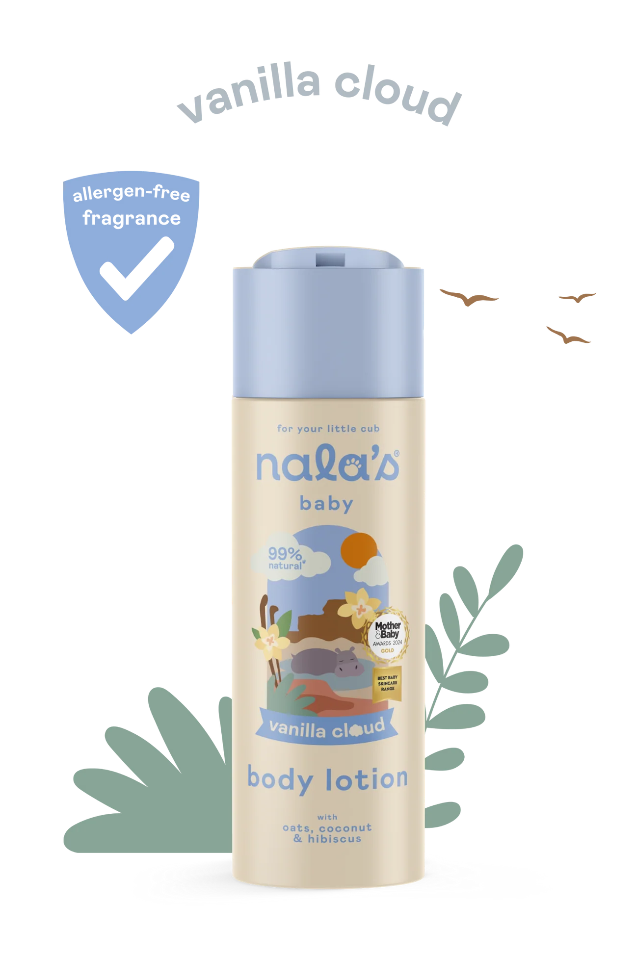 NALA’S VANILLA CLOUD BODY LOTION – 200ML