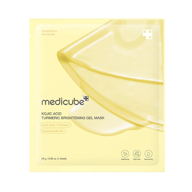 Medicube - Masque gel éclaircissant à l'acide kojique et au curcuma