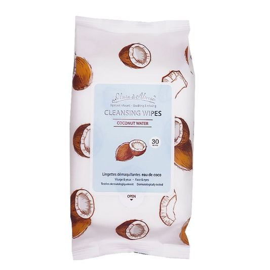 LINGETTES VISAGE À L'EAU DE COCO