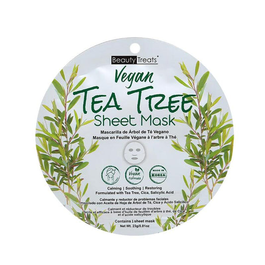 Vegan tea tree facial mask
