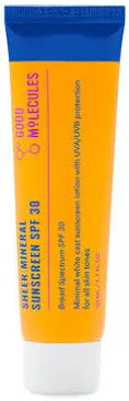 BONNES MOLÉCULES
 Crème solaire minérale transparente SPF 30
