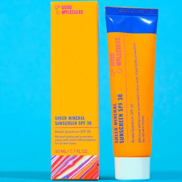 BONNES MOLÉCULES
 Crème solaire minérale transparente SPF 30