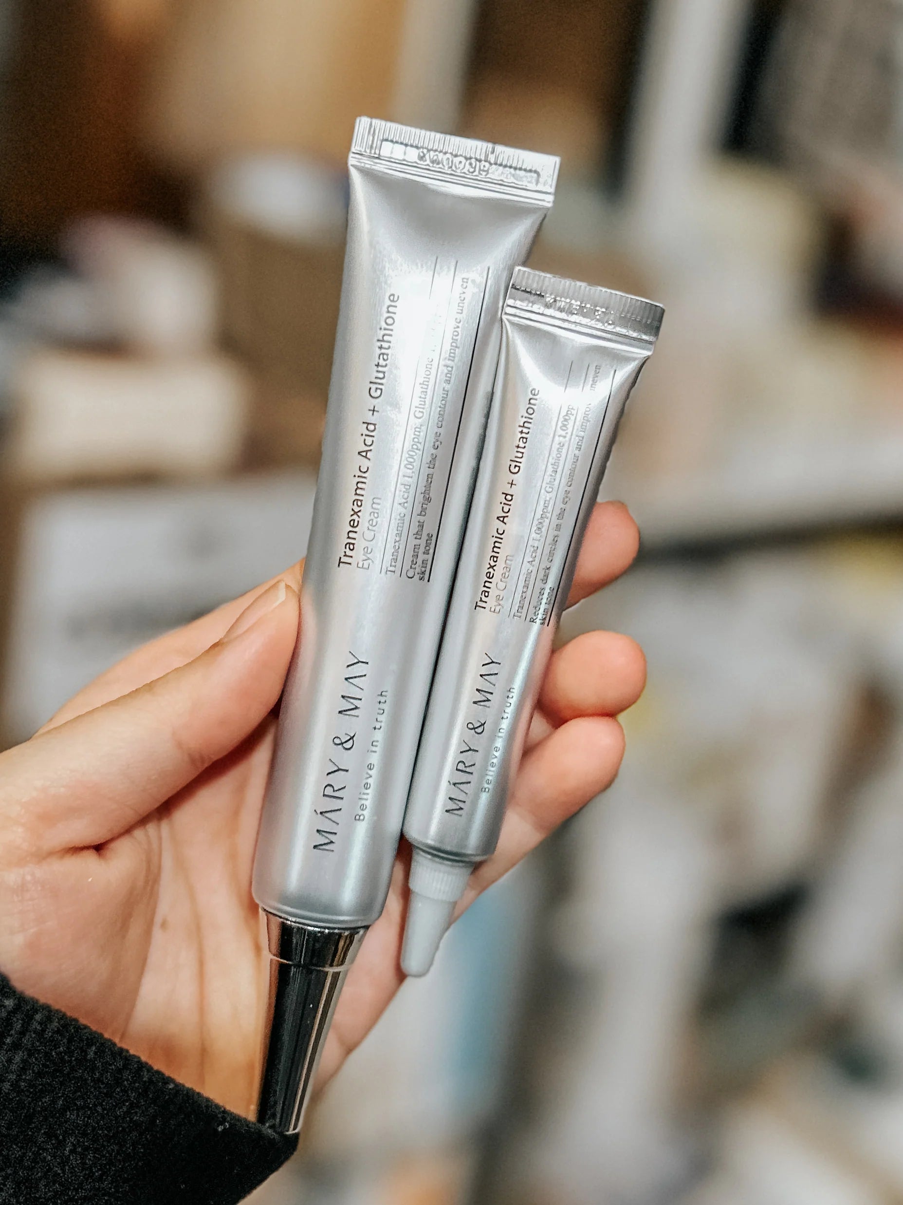 MARY&MAY - TRANEXAMIC ACID + GLUTATHIONE EYE CREAM
