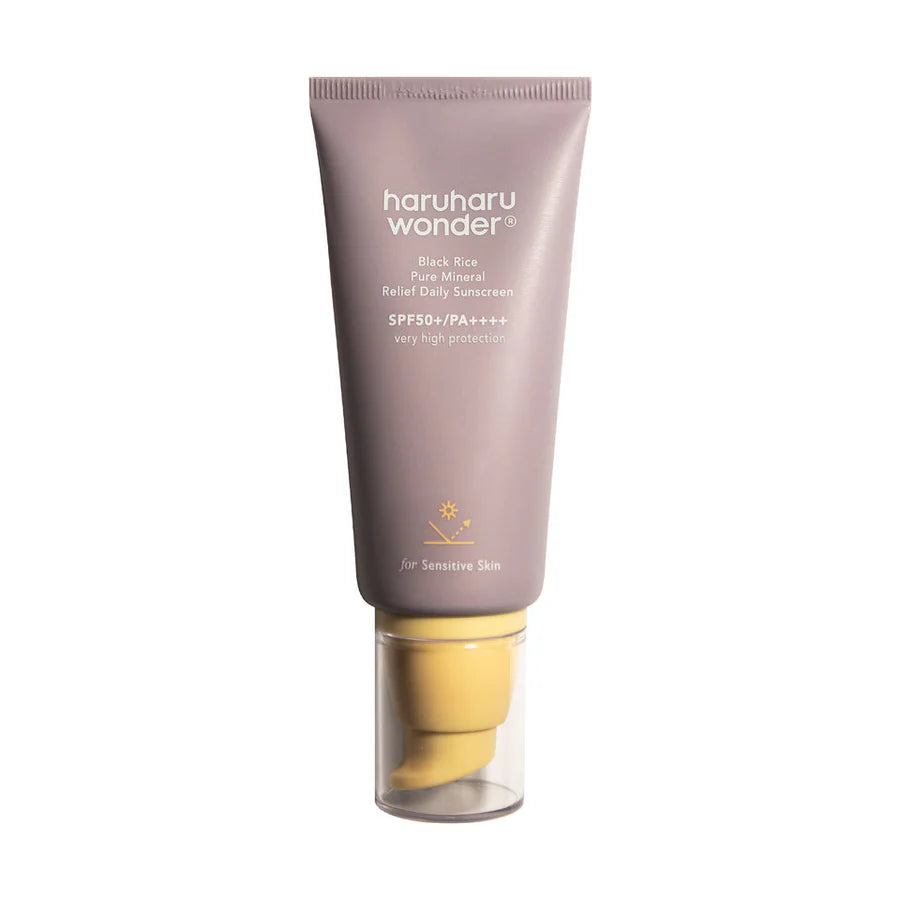 HARUHARU WONDER – BLACK RICE PURE MINERAL RELIEF DAILY SUNSCREEN