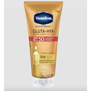 Vaseline Healthy Bright Gluta-HYA Luminous Defence Serum Burst Sunscreen SPF50 PA+++ Body Lotion | 260ml
