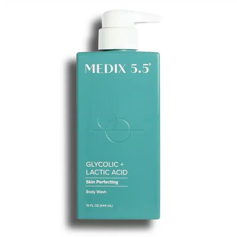 Medix 5.5 Glycolic + Lactic Acid Body Wash 15 fl oz/444ml