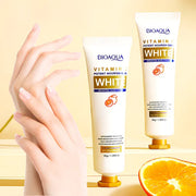 Crème pour les mains Bioaqua Vitamine C White Brighten – Hydratation et éclat (30 ml)