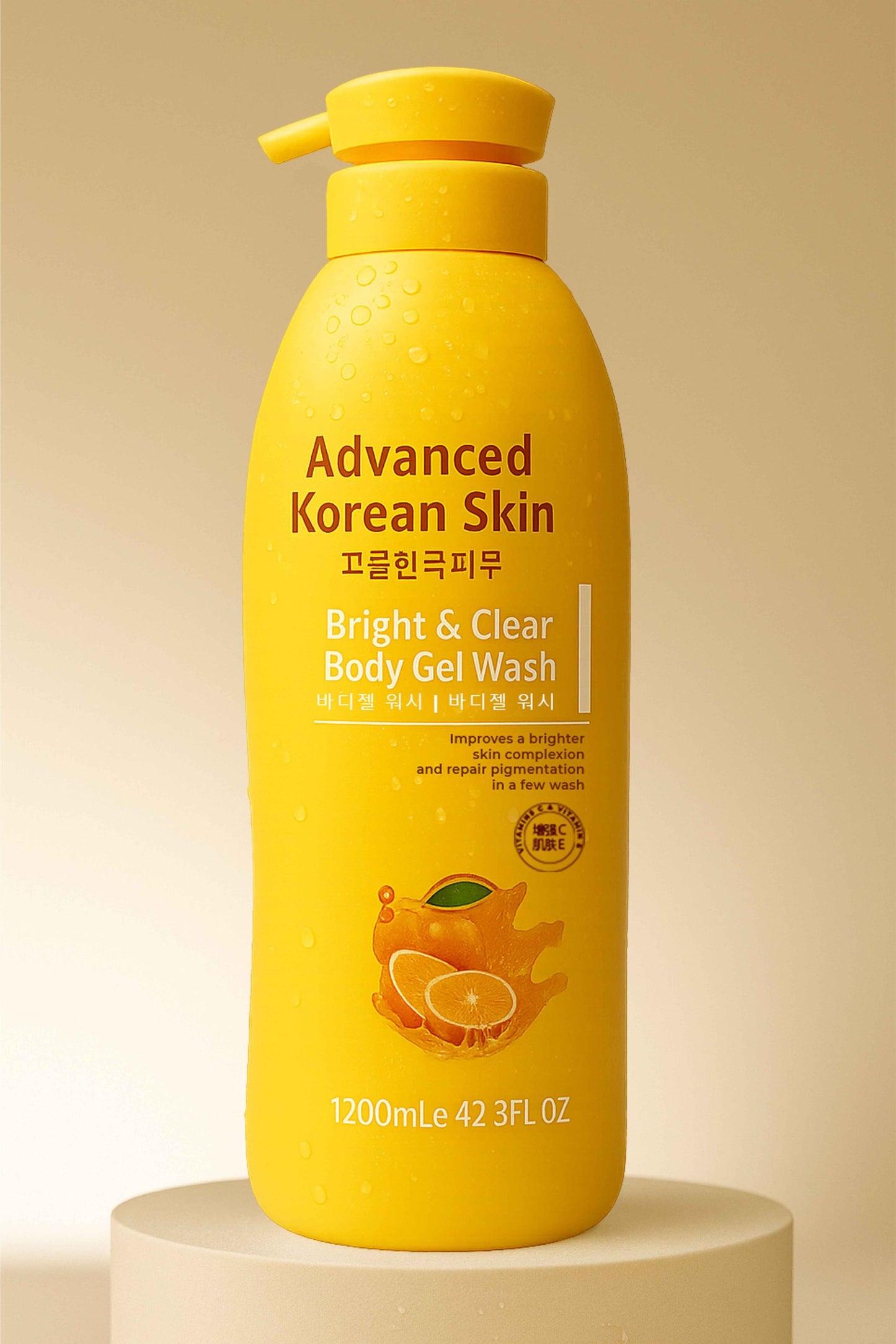 ADVANCED KOREAN BRIGHT & CLEAR BODY GEL WASH 1200ML