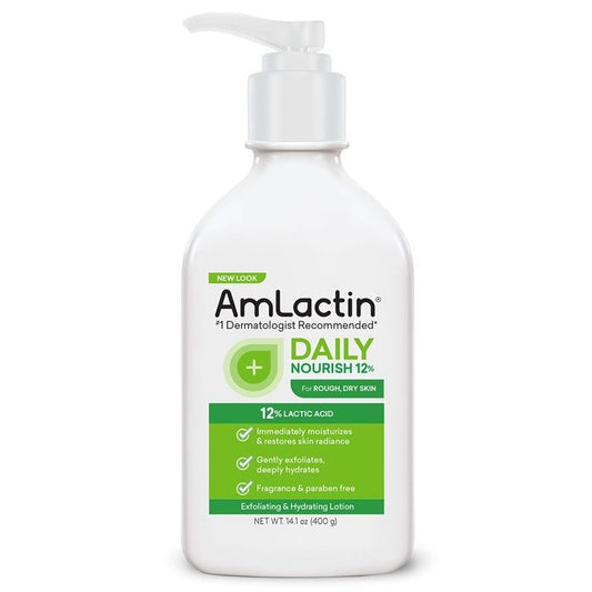 Amlactin Daily Nourish Lotion with 12% Lactic Acid – 7.9oz / 225g