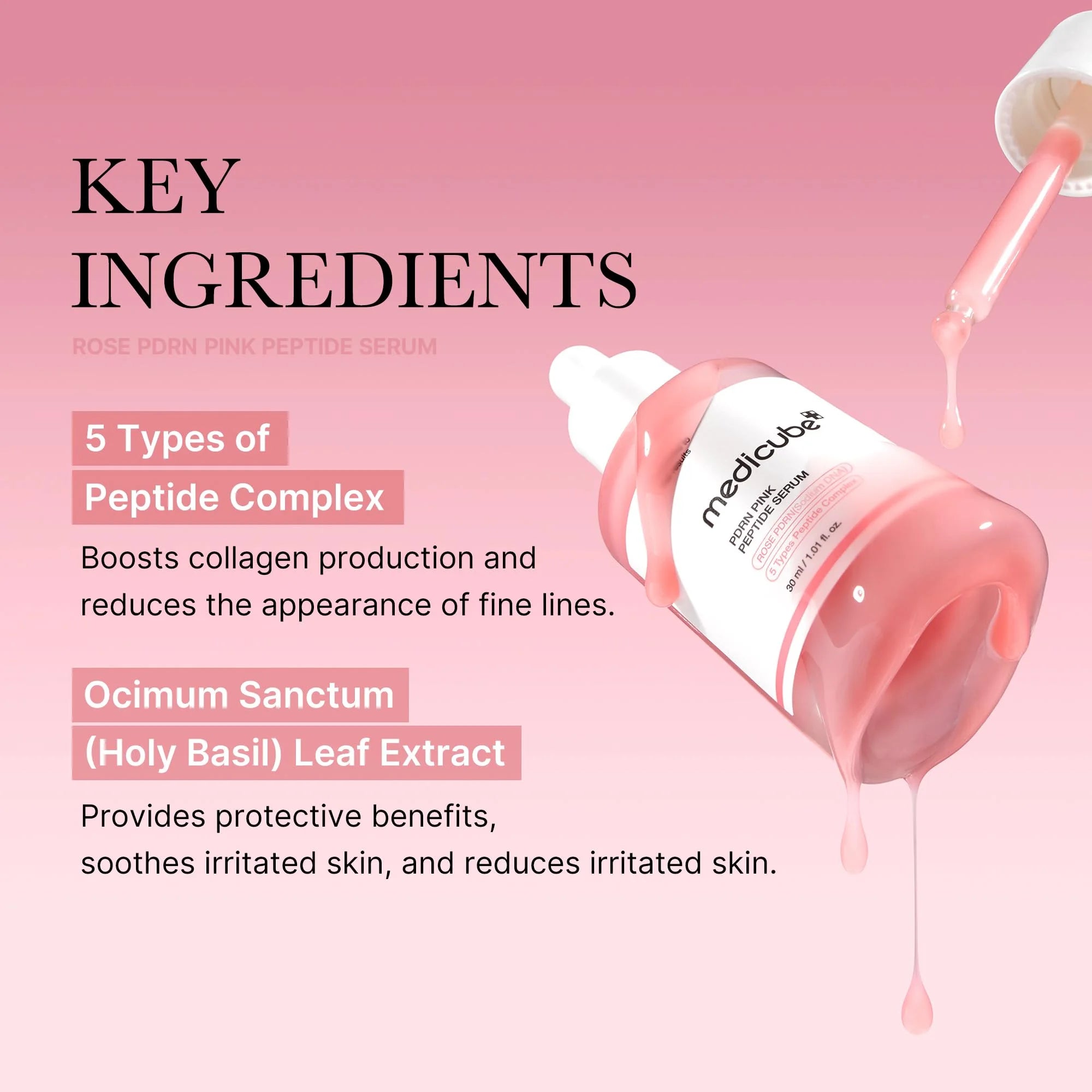 Medicube - Sérum aux peptides roses PDRN