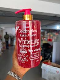 GOLDEN GLOW ALPHA ARBUTIN WHITENING SHOWER GEL EXFOLIATING BODY WASH 1000ML